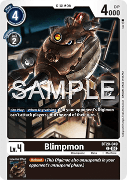 Blimpmon (BT20-049) Immagine principale del prodotto
