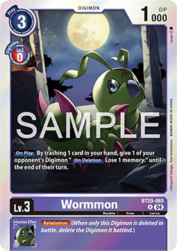 Wormmon (BT20-065) Immagine principale del prodotto