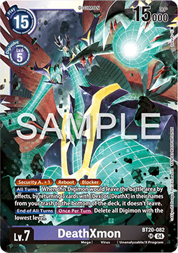 DeathXmon (BT20-082) (V.1) Immagine principale del prodotto