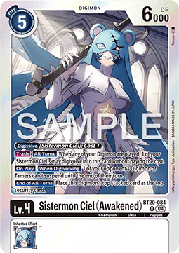 Sistermon Ciel (Awakened) (BT20-084) Immagine principale del prodotto