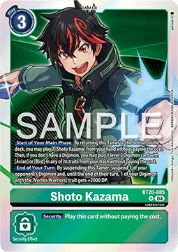 Shoto Kazama (BT20-085) (V.1) Immagine principale del prodotto