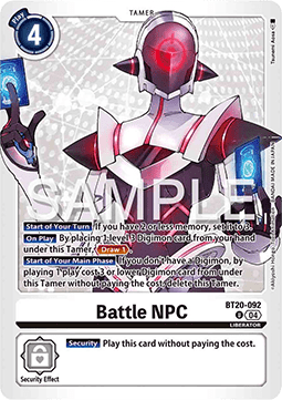 Battle NPC (BT20-092) Immagine principale del prodotto