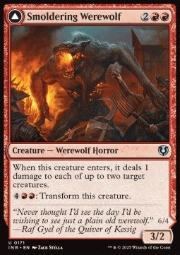 Smoldering Werewolf / Erupting Dreadwolf