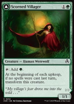Scorned Villager / Moonscarred Werewolf