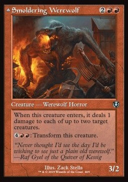 Smoldering Werewolf / Erupting Dreadwolf Immagine principale del prodotto