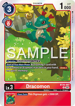 Dracomon (BT20-007) Immagine principale del prodotto