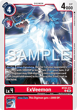 ExVeemon (BT20-011) Immagine principale del prodotto