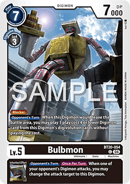 Bulbmon (BT20-054) Immagine principale del prodotto