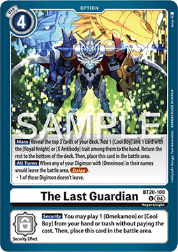 The Last Guardian (BT20-100) Immagine principale del prodotto