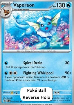 Vaporeon Immagine principale del prodotto