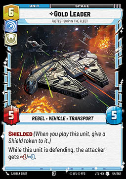 Gold Leader, Fastest Ship in the Fleet