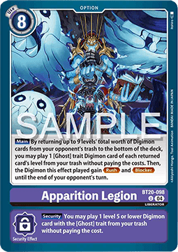 Apparition Legion (BT20-098) Immagine principale del prodotto
