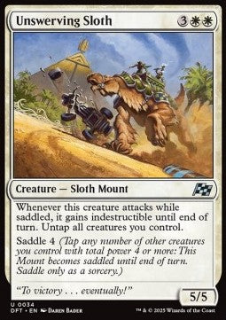 Unswerving Sloth