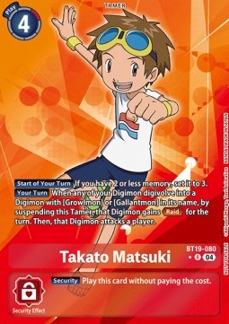 Takato Matsuki (BT19-080) (V.1) Immagine principale del prodotto