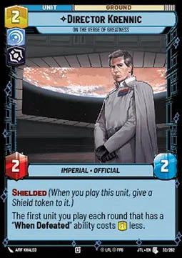 Director Krennic, On the Verge of Greatness