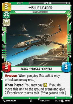 Blue Leader, Scarif Air Support