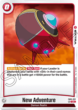 New Adventure (FB05-022) [Fusion World]