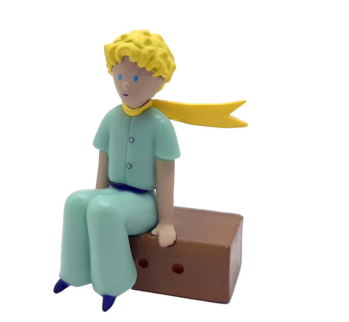 Little Prince On His Box Figure Immagine principale del prodotto
