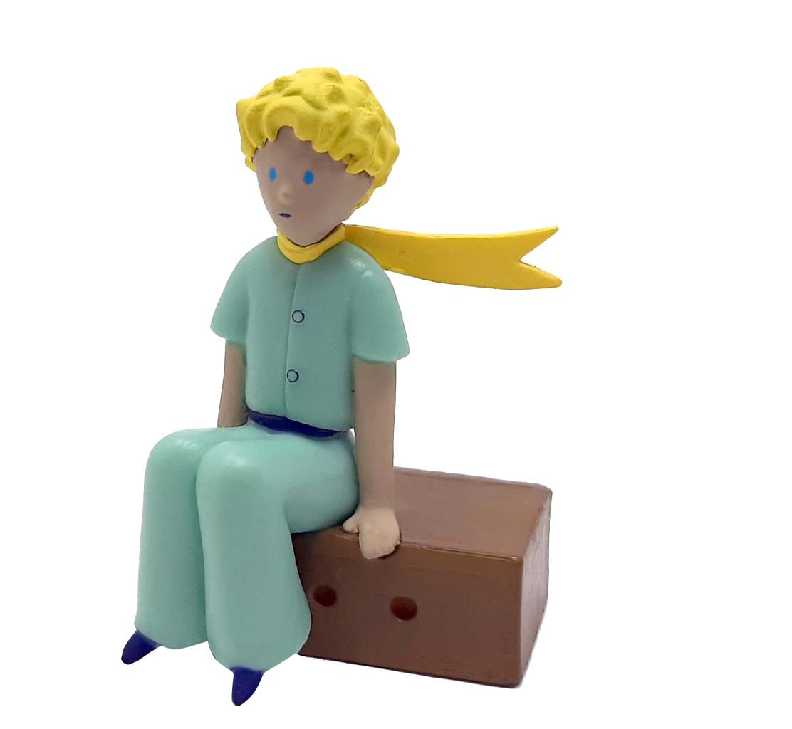 Little Prince On His Box Figure