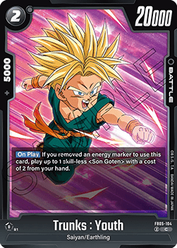 Trunks : Youth (FB05-104) [Fusion World] Immagine principale del prodotto