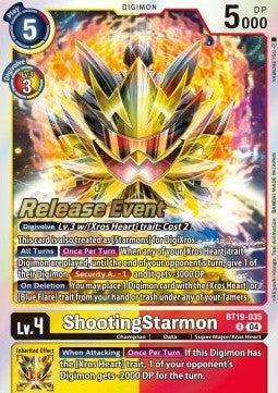 ShootingStarmon (BT19-035) Immagine principale del prodotto