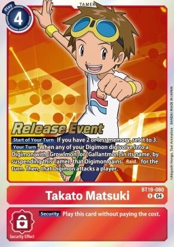 Takato Matsuki (BT19-080) (V.2) Immagine principale del prodotto