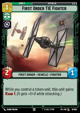 First Order TIE Fighter