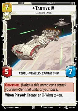 Tantive IV, Fleeing the Empire