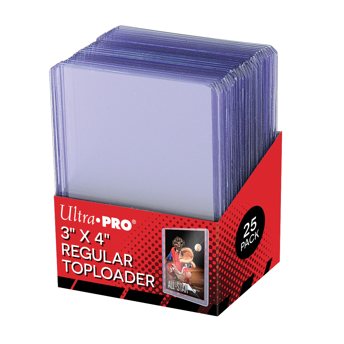Confezione da 25 Toploader Trasparenti Ultra PRO Immagine principale del prodotto