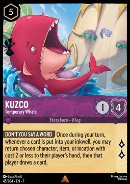 Kuzco - Temporary Whale Immagine principale del prodotto