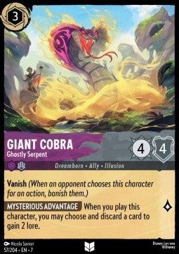Giant Cobra - Ghostly Serpent