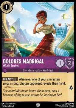 Dolores Madrigal - Within Earshot