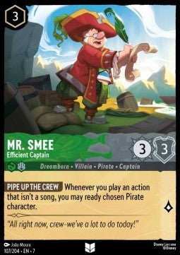 Mr. Smee - Efficient Captain