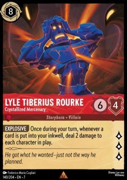 Lyle Tiberius Rourke - Crystallized Mercenary Immagine principale del prodotto
