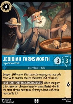 Jebidiah Farnsworth - Expedition Cook Immagine principale del prodotto