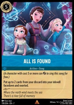 All Is Found (V.1)