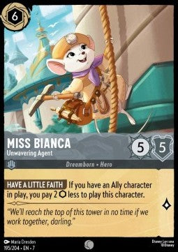 Miss Bianca - Unwavering Agent