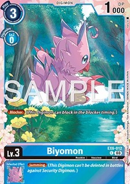 Biyomon (EX6-012) Immagine principale del prodotto