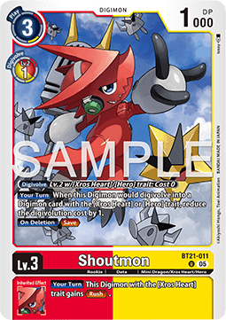 Shoutmon (BT21-011)