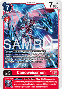 Canoweissmon (BT21-022)