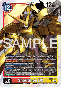 Shoutmon DX (BT21-027) Immagine principale del prodotto