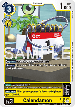 Calendamon (BT21-041)
