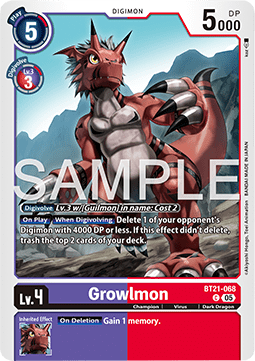 Growlmon (BT21-068)