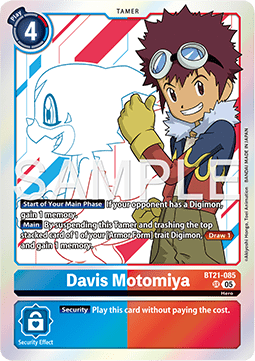 Davis Motomiya (BT21-085) (V.1) Immagine principale del prodotto