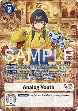 Analog Youth (EX1-066) Immagine principale del prodotto