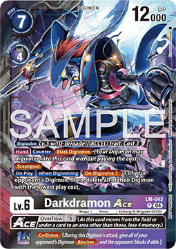 Darkdramon Ace (LM-043) Immagine principale del prodotto
