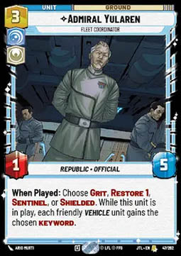 Admiral Yularen, Fleet Coordinator Immagine principale del prodotto