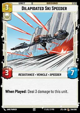 Dilapidated Ski Speeder