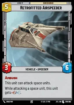 Retrofitted Airspeeder
