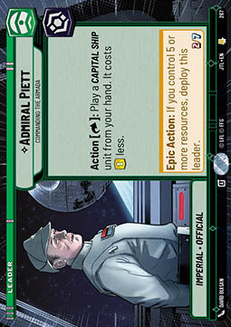 Admiral Piett, Commanding the Armada (V.1)